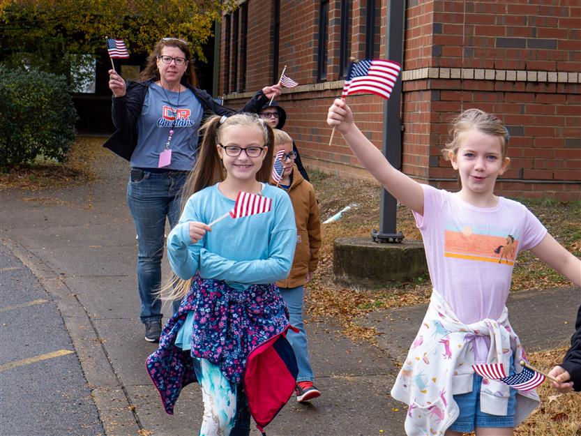 Students celebrate Veterans Day